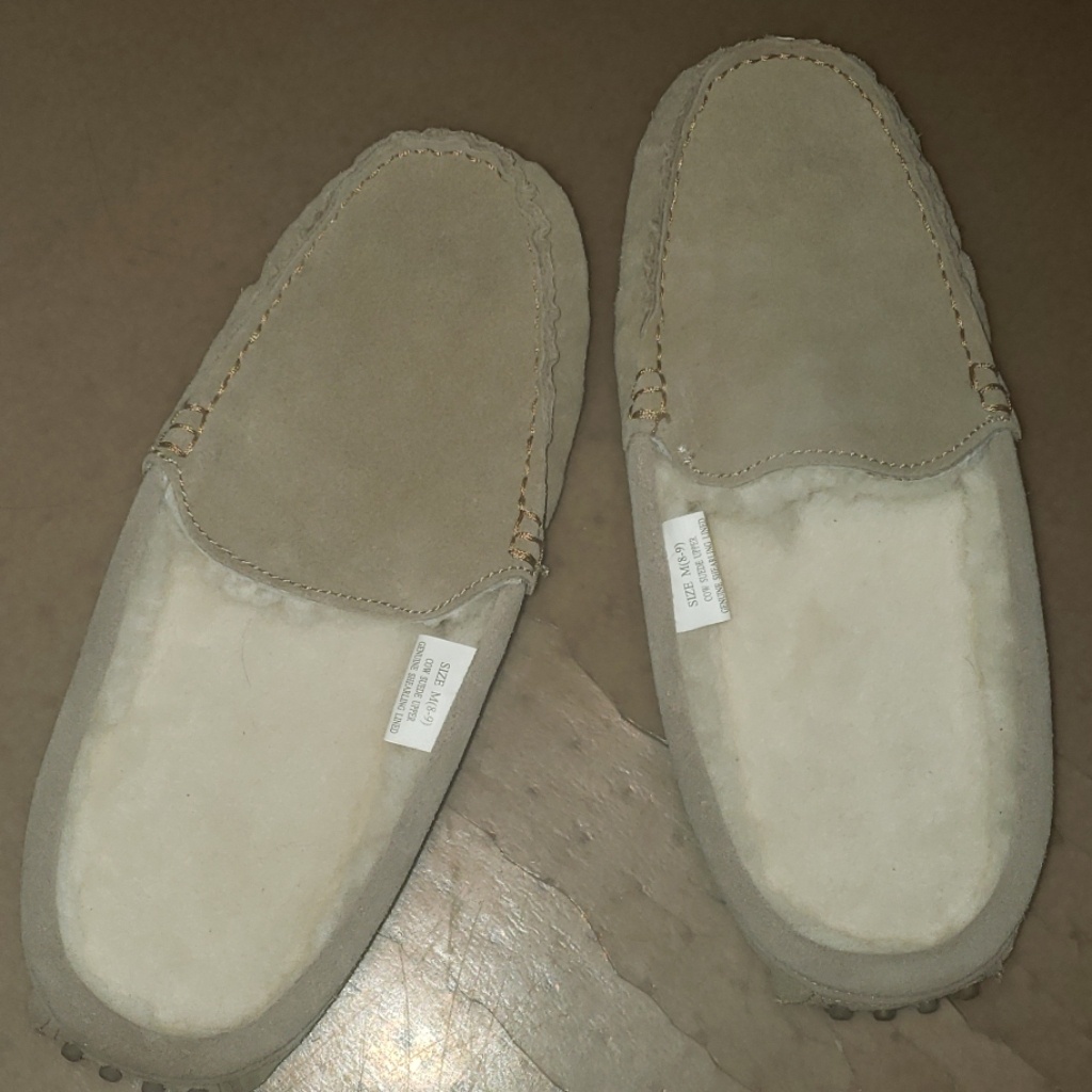 Emu Real Leather And Shearling Car Shoes
